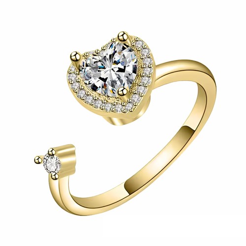 Herzform heiligenschein ring - herzform,