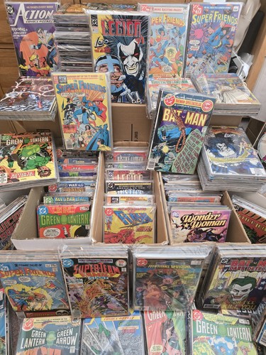 Comic box mixed lot back - box,