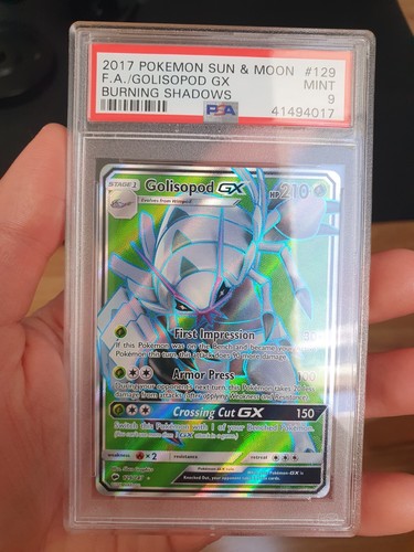 Pokémon golisopod psa 9 - -, gx