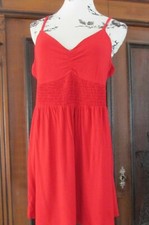 rotes Viskose- Top gesmokt  Gr 44  von BC