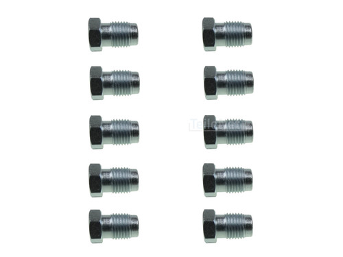 10x überwurfschraube bördel - 10x,