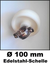 100mm Bauzaunrolle EDELSTAHL