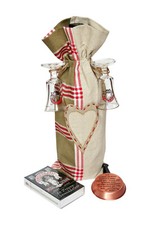 Friesengeist Kräuter-Likör 56% Vol. 1 l + 2 Gläser + Pfännchen + Streichhölzer 