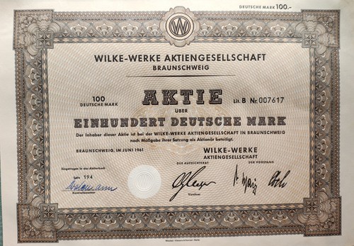Historische wertpapiere - historische,