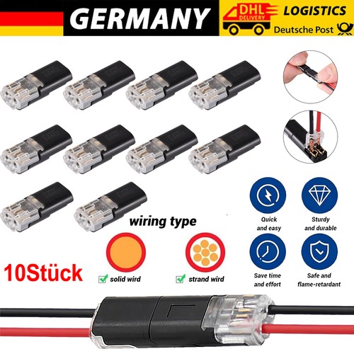 10x steckverbindungen polige - 10x,