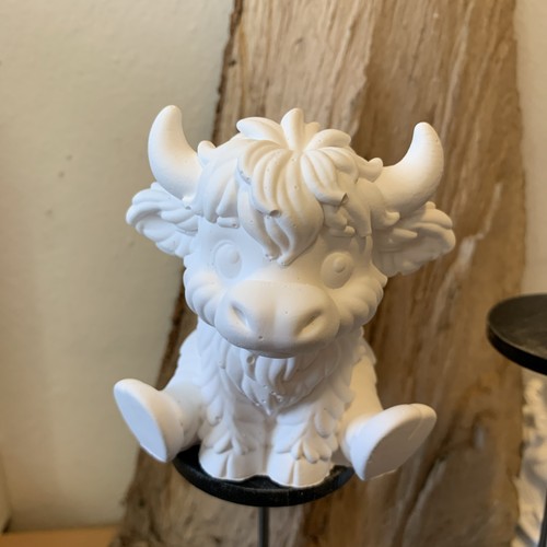 Deko highland kuh aus kerafun - kuh,