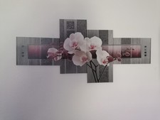 Wandbild/Wandbilder 4 teilig Orchidee 