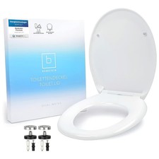 WC Sitz mit Absenkautomatik Duroplast Toilettendeckel weiß Klobrille Klodeckel