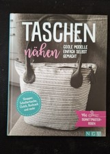 Buch Taschen nähen mit Schnittmusterbogen