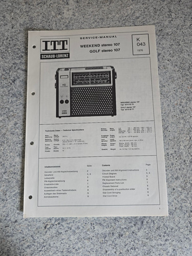 Original itt schaub lorenz - original,