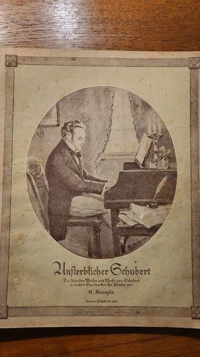 Antiquarisches notenheft - antiquarisches,