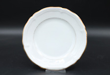 Seltmann Weiden Marie Luise Kuchenteller Teller weiß Goldrand Porzellan Ø 19,5