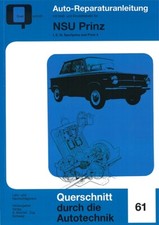 NSU Prinz I/II/III, Sport & 4 Reparaturanleitung Reparatur-Buch/Handbuch/Wartung