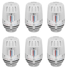 HEIMEIER Thermostat Kopf K 6000 weiß K 6000-00.500 Fühler M30 x 1,5mm Heizung 6x