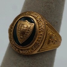 Vintage 10K Gold Dundalk High