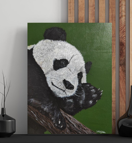 Acryl pandabär gemälde - acryl,