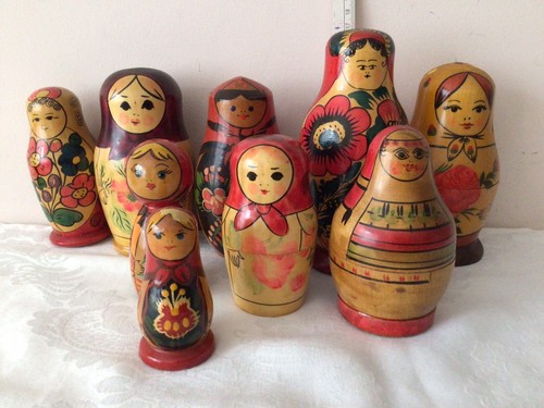 Vintage alte matroschka - vintage,