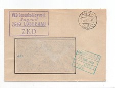 DDR Dienst ZKD Brief Lübbenau