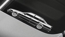 Opel Senator B Sticker Silhouette Opel Senator B 3.0 24V Aufkleber 2x Weiß neu