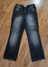 Kinder Jeans Hose schwarz