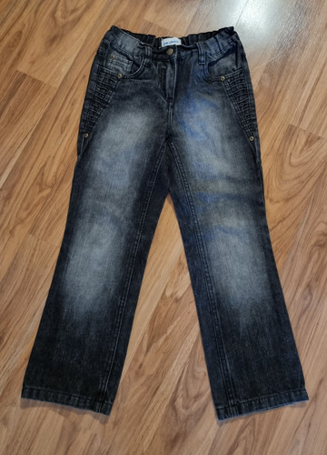 Kinder jeans hose schwarz - kinder,