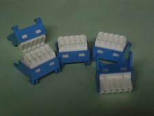 Hager Typ VZ455N FI-Steckklemme N-Klemme für Neutralleiter 5 Stück