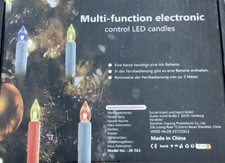 20 Stück LED Christbaumkerze Weihnachtskerze kabellos mit Funkfernbedienung