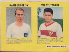 Mickys Fußballalbum 78: Dieckmann (HSV) Menne (VfB Stuttgart) Z 1-2