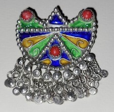 Berber Silberbrosche Aus der Kabylei