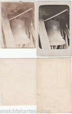 2 x altes Foto Glocken