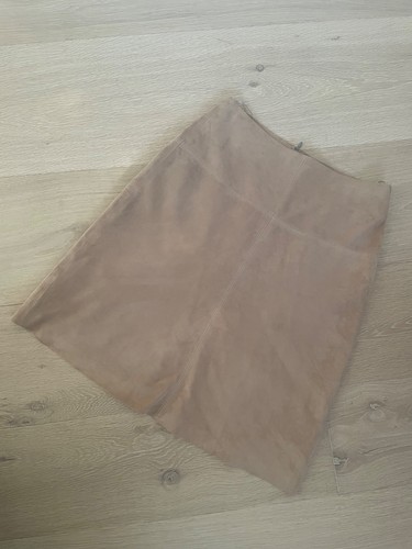 Hallhuber wildleder rock - wildleder, beige