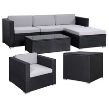 Garten-Lounge Set Polyrattan