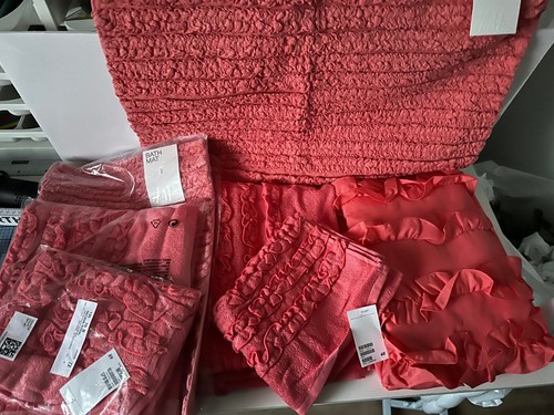 Koralle duschvorhang - h&m,