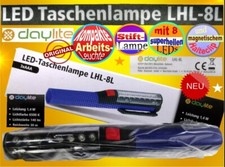 LED-Taschenlampe DAYLITE LHL-8L Stiftlampe/Arbeitsleuchte, Reichweite: 30m 1,4W