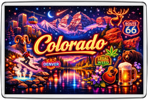 Colorado denver route neon - route,