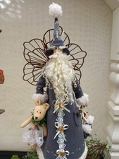 %%Zuckersüßer Nikolaus,Santa,Weihnachtsmann,Tilda art,Deko,Weihnachten,Bär%%