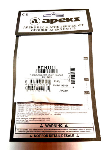 Service kit für apeks - kit,