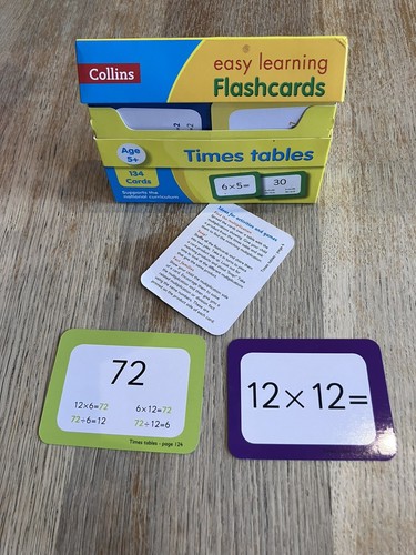 Times tables flashcards - tables,
