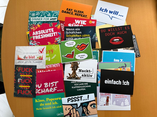 100 verschiedene gratiskarten - verschiedene,