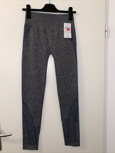 Seamless leggings grau s - leggings,