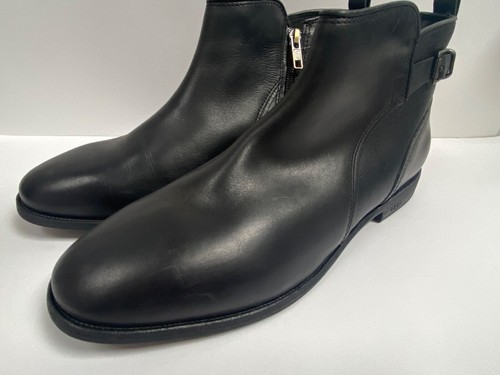 Ugg black leather boots 5 - uk, 8,5