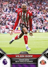 Topps Now Premier League 25/26 - Card 013 - Wilson Isidor - Sunderland AFC