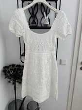 ZARA Kleid Weiß Boho