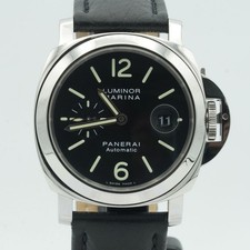PANERAI LUMINOR MARINA PAM00104 HERREN UHR STAHL AUTOMATIK 44MM TOP ZUSTAND