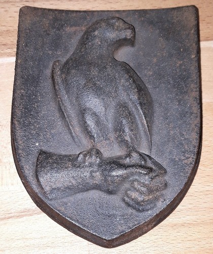 Gusseisen wappen schild - gusseisen,