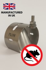 Edelstahl Rattenblocker Klappenschutz Anschlag 4" 100 mm Ton Kunststoff Gusseisen