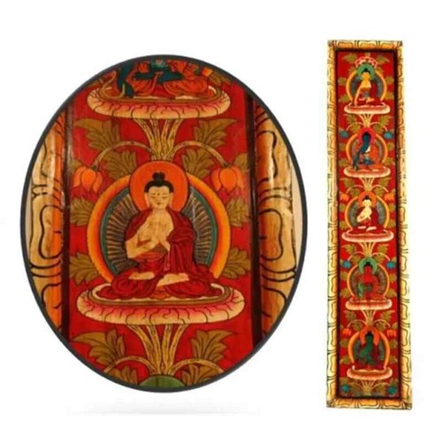 Tafelbild buddhas handbemalt - tafelbild,