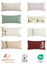 Kissenbezug Kissenhülle 100% hochwertige Baumwolle Satin Kopfkissenbezug 40x80cm