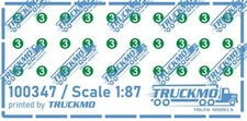 TRUCKMO Decals Euro 3 Plakette