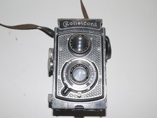 ROLLEICORD - TAPETEN ROLLEI 6X6 KAMERA + TRIOTAR 4,5/75 Art Deko Tapetenrollei